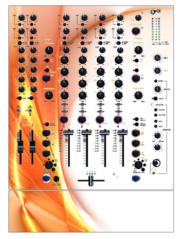 Allen and Heath XONE 92 Skin Orange Swirl